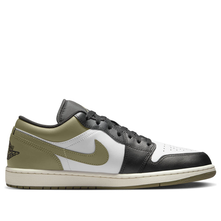 JORDAN 1 LOW BLACK TOE MEDIUM OLIVE