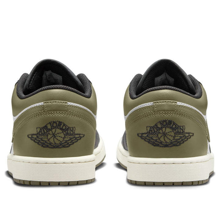 JORDAN 1 LOW BLACK TOE MEDIUM OLIVE