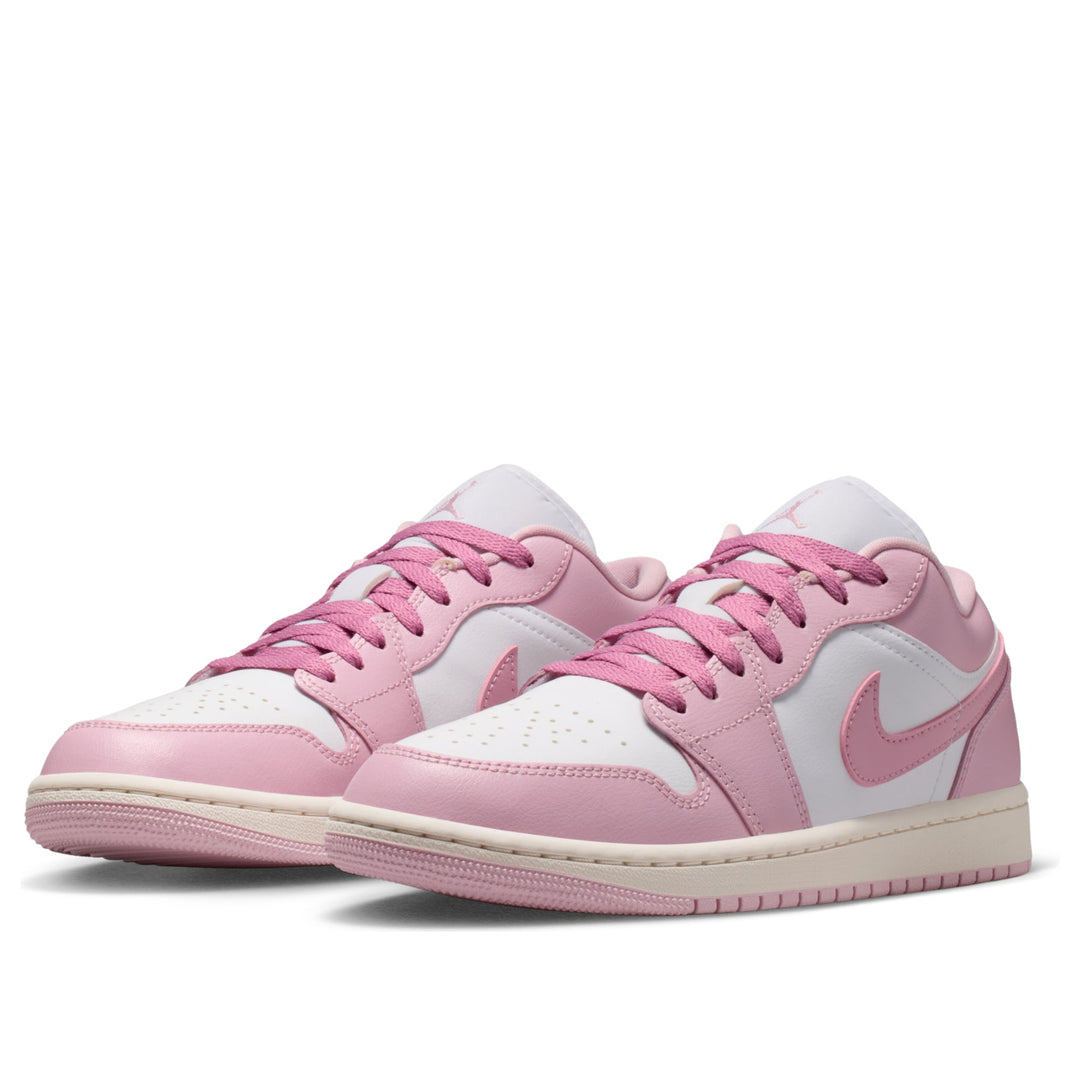 JORDAN 1 LOW ICED CARMINE WHITE (WOMEN&