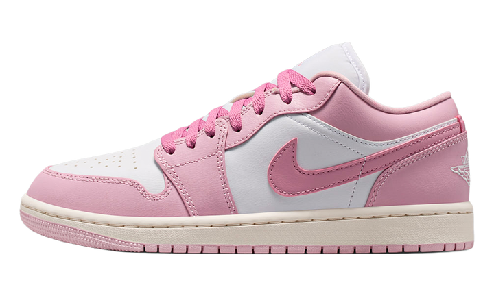 JORDAN 1 LOW ICED CARMINE WHITE (WOMEN&