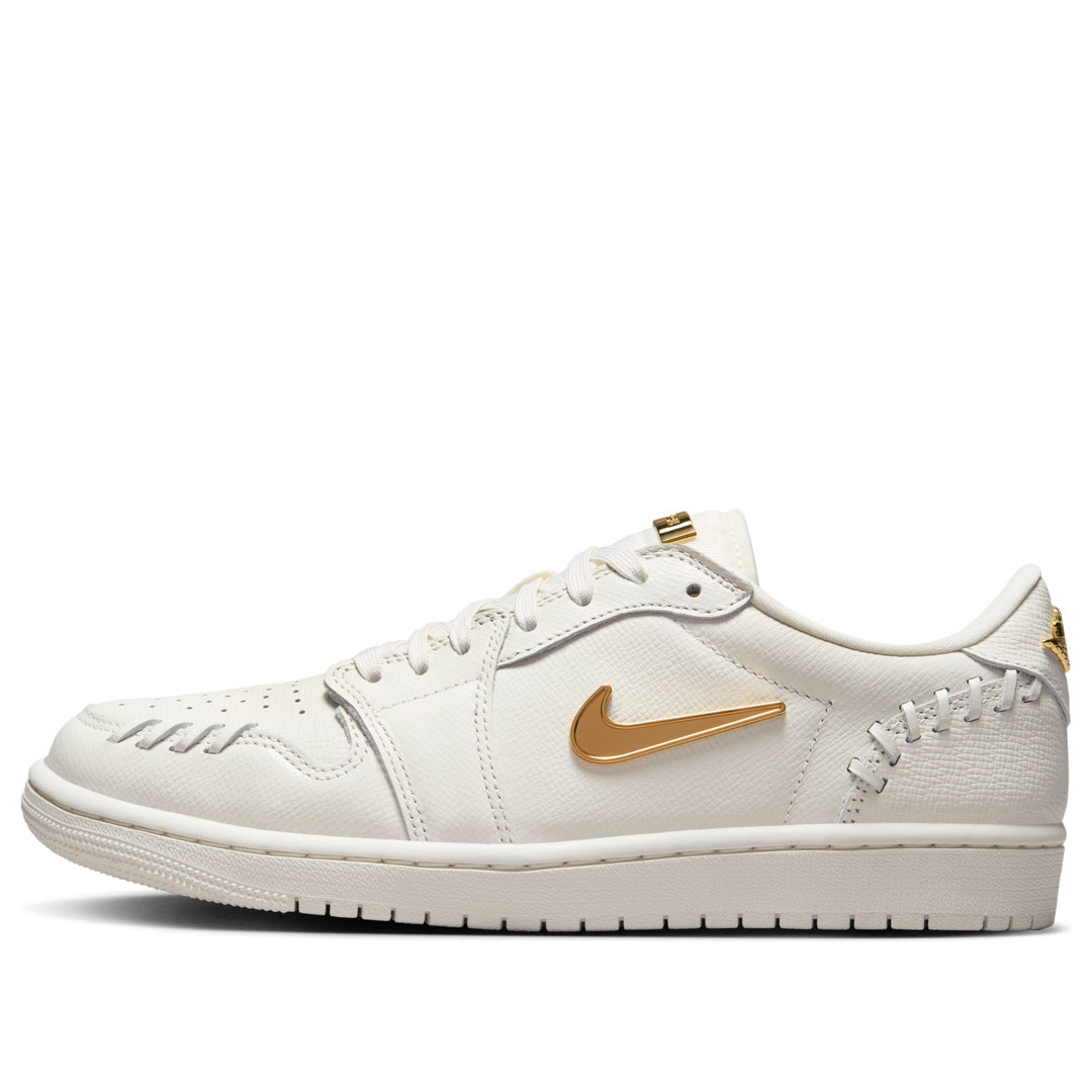 JORDAN 1 LOW METHOD OF MAKE SAIL METALLIC GOLD (WOMEN&