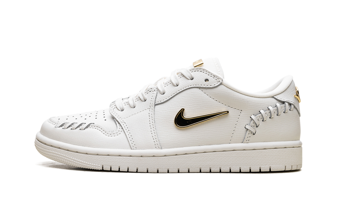 JORDAN 1 LOW METHOD OF MAKE SAIL METALLIC GOLD (WOMEN&