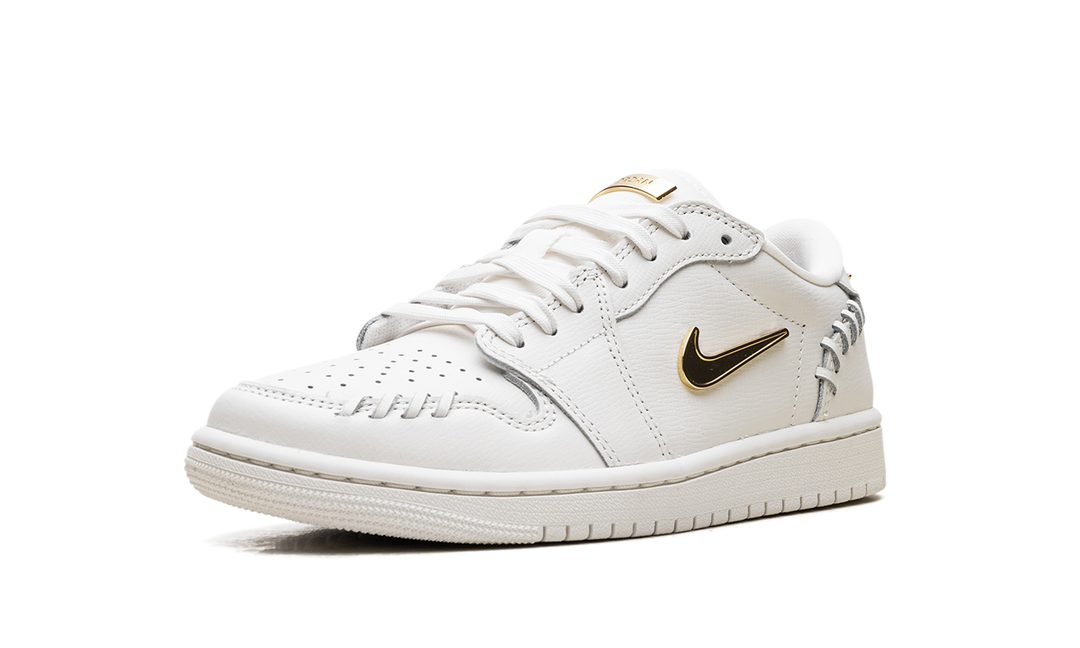 JORDAN 1 LOW METHOD OF MAKE SAIL METALLIC GOLD (WOMEN&