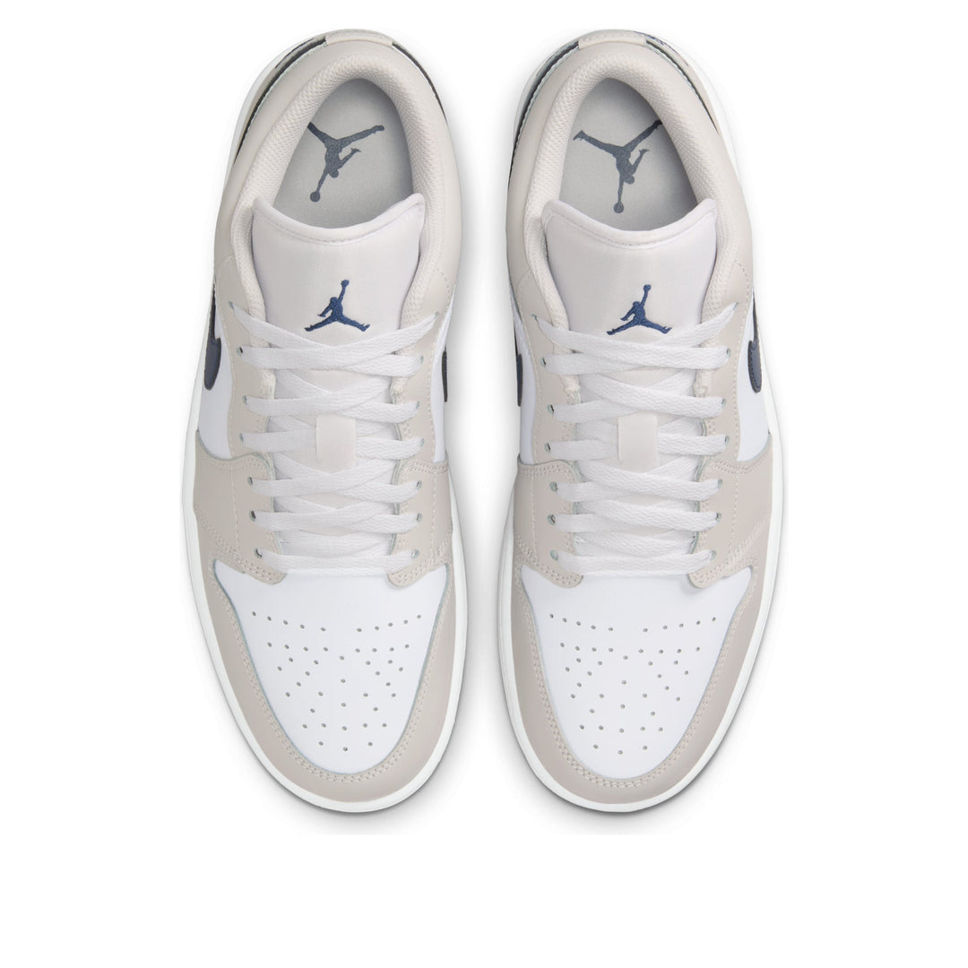 JORDAN 1 LOW MIDNIGHT NAVY NEUTRAL GREY — Stock