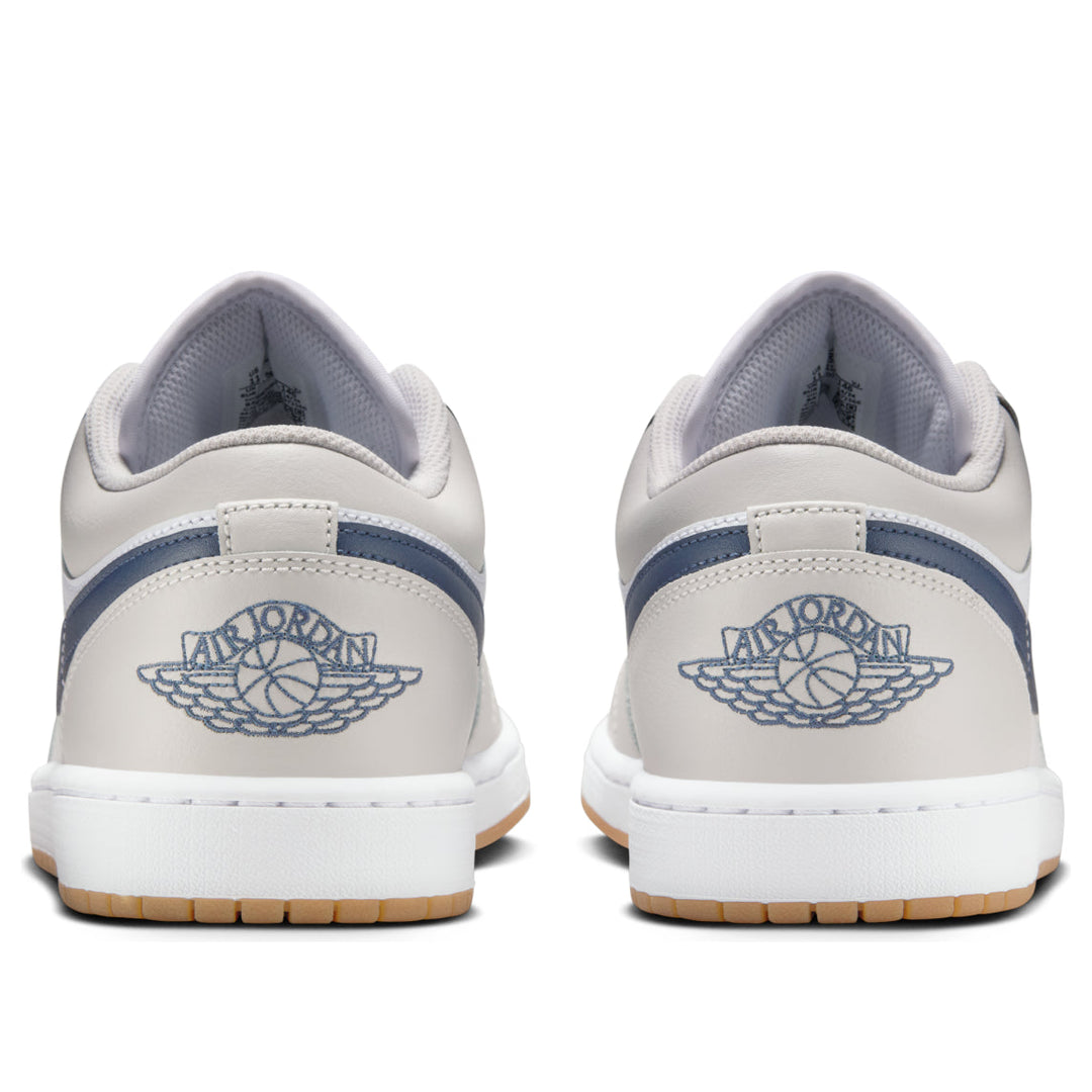 JORDAN 1 LOW MIDNIGHT NAVY NEUTRAL GREY — Stock