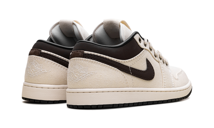 JORDAN 1 LOW PREMIUM PALE IVORY OFF NOIR BAROQUE BROWN