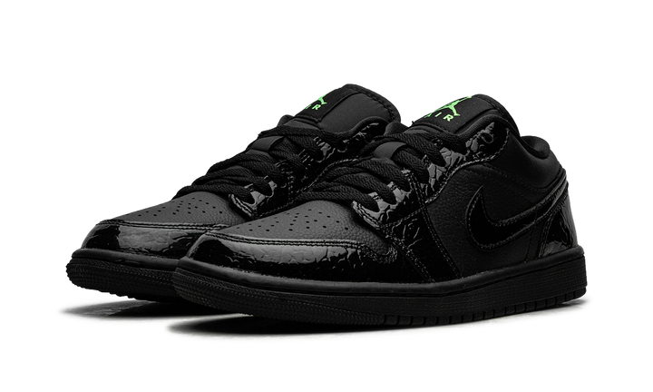 JORDAN 1 LOW SE BLACK CROC SCREAM GREEN (WOMEN&