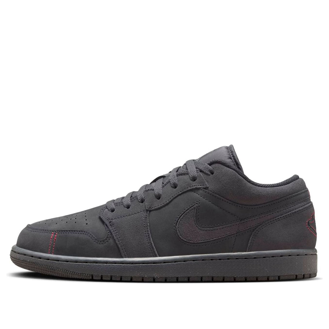 JORDAN 1 LOW SE CRAFT DARK SMOKE GREY VARSITY RED