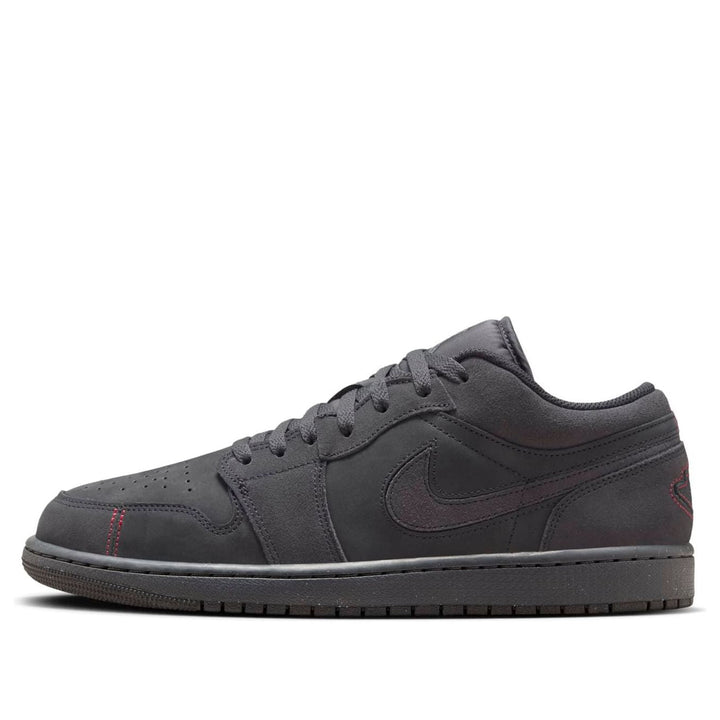JORDAN 1 LOW SE CRAFT DARK SMOKE GREY VARSITY RED