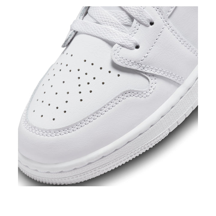 JORDAN 1 LOW TRIPLE WHITE (2023) (GS)