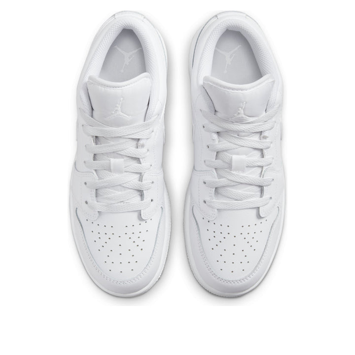 JORDAN 1 LOW TRIPLE WHITE (2023) (GS)