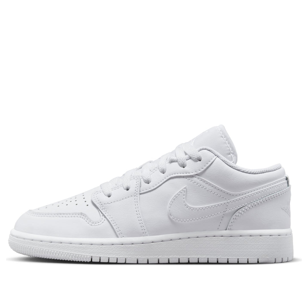 JORDAN 1 LOW TRIPLE WHITE (2023) (GS)