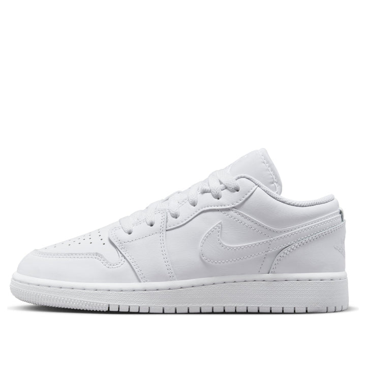 JORDAN 1 LOW TRIPLE WHITE (2023) (GS)
