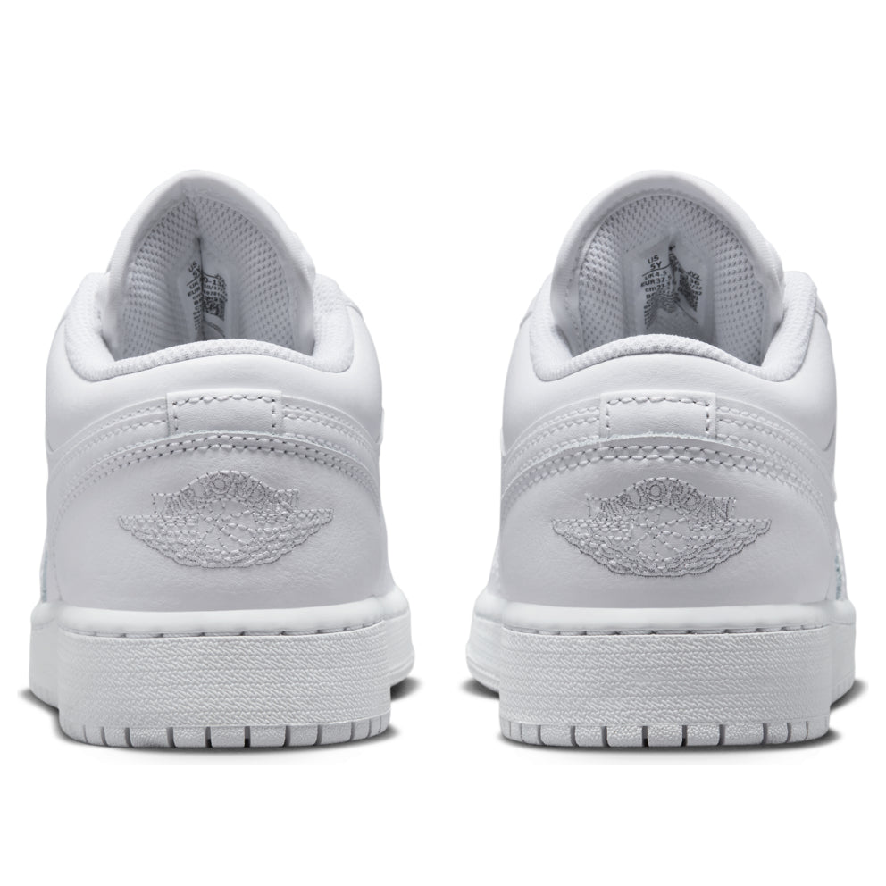 JORDAN 1 LOW TRIPLE WHITE (2023) (GS)