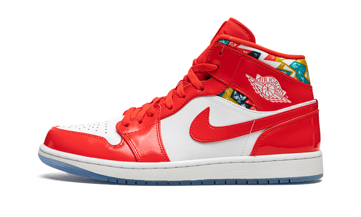 JORDAN 1 MID BARCELONA SWEATER RED PATENT