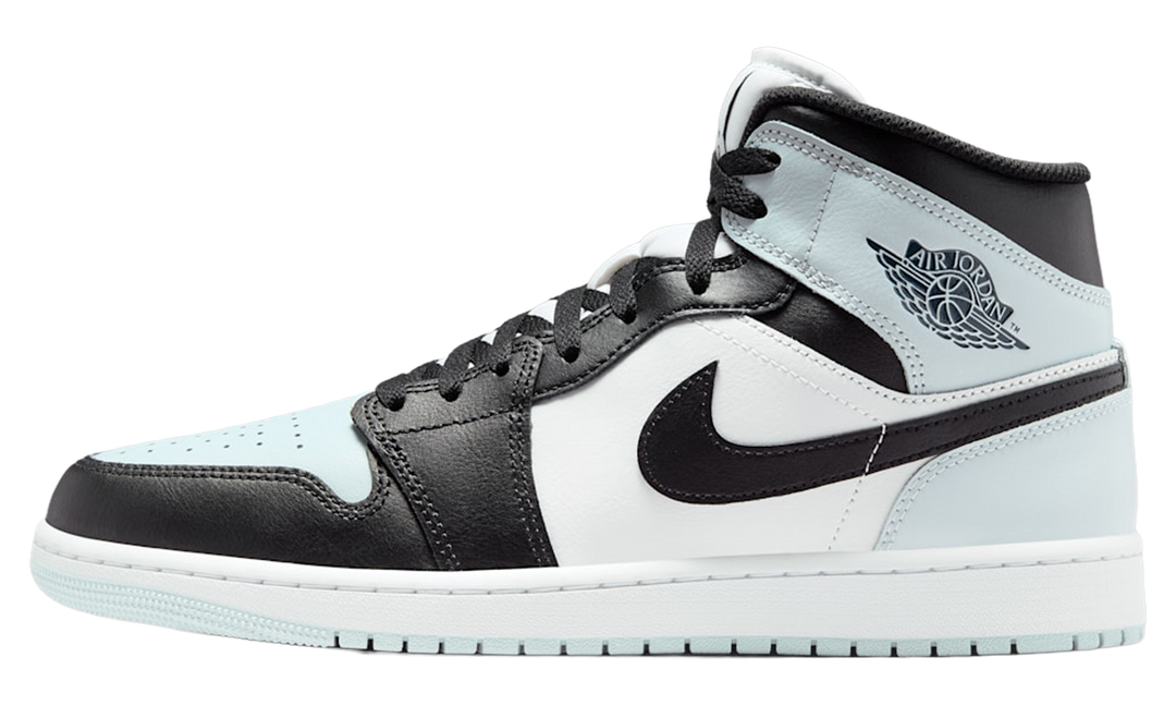 JORDAN 1 MID BLACK AURA SQUADRON BLUE