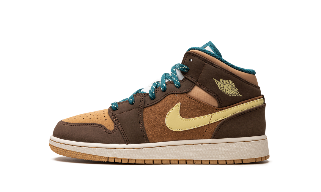 JORDAN 1 MID CACAO WOW (GS)
