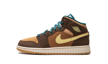 JORDAN 1 MID CACAO WOW (GS) — Stock