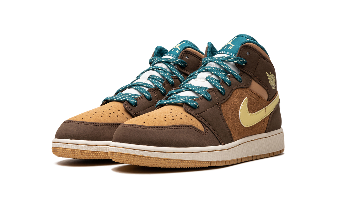 JORDAN 1 MID CACAO WOW (GS)