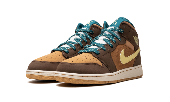 JORDAN 1 MID CACAO WOW (GS)