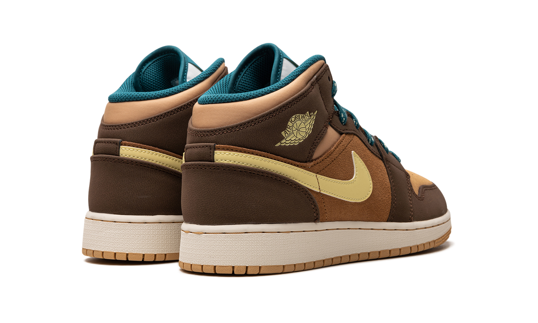 JORDAN 1 MID CACAO WOW (GS)
