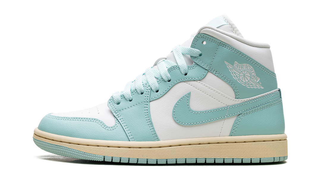 JORDAN 1 MID LIGHT DEW (WOMEN&