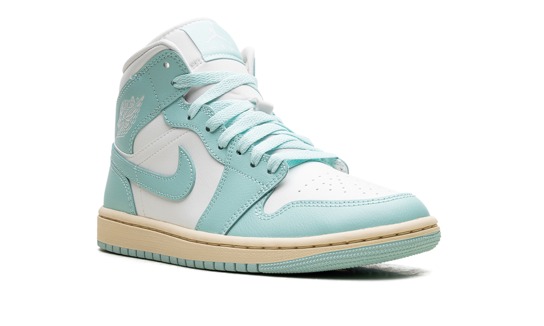 JORDAN 1 MID LIGHT DEW (WOMEN&