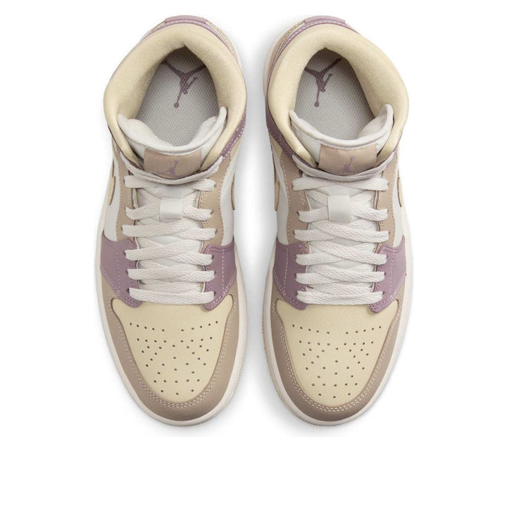 JORDAN 1 MID LIGHT OREWOOD BROWN TAUPE GREY (WOMEN&