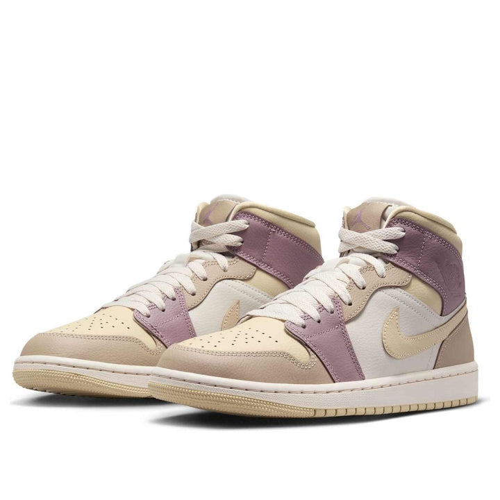 JORDAN 1 MID LIGHT OREWOOD BROWN TAUPE GREY (WOMEN&