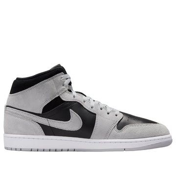 JORDAN 1 MID LIGHT SMOKE GREY BLACK — Stock