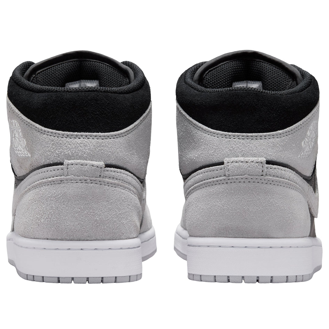 JORDAN 1 MID LIGHT SMOKE GREY BLACK — Stock
