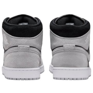 JORDAN 1 MID LIGHT SMOKE GREY BLACK — Stock