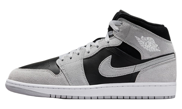 JORDAN 1 MID LIGHT SMOKE GREY BLACK — Stock