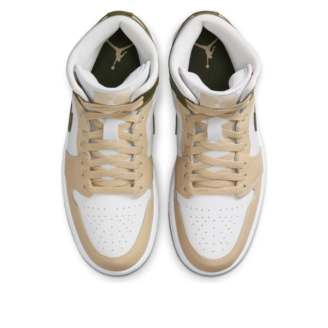 JORDAN 1 MID MILITARY DRAB (WOMEN&