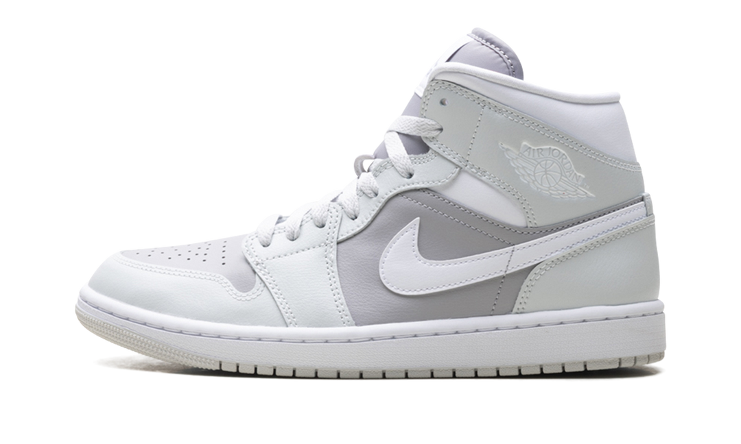 JORDAN 1 MID PHOTON DUST ATMOSPHERE GREY (WOMEN&