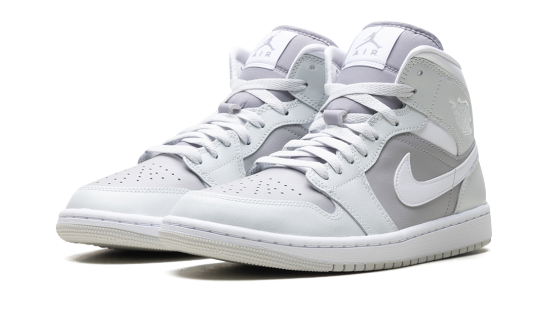 JORDAN 1 MID PHOTON DUST ATMOSPHERE GREY (WOMEN&
