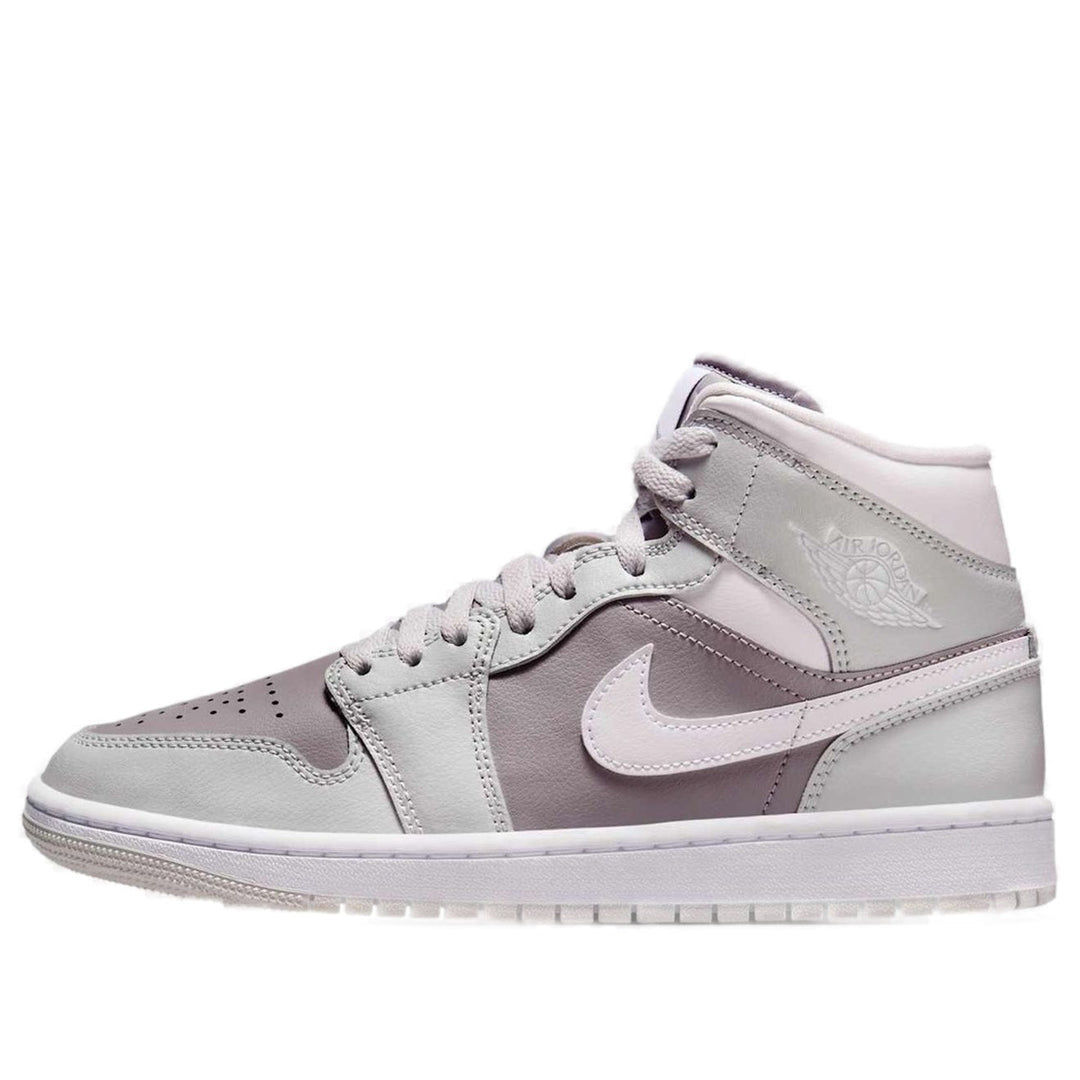 JORDAN 1 MID PHOTON DUST ATMOSPHERE GREY (WOMEN&
