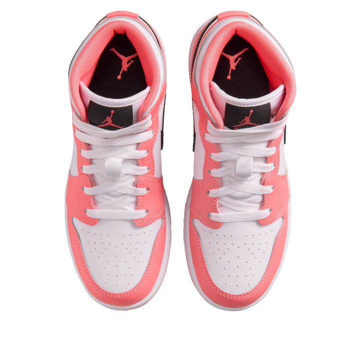 JORDAN 1 MID PINK GAZE (GS)