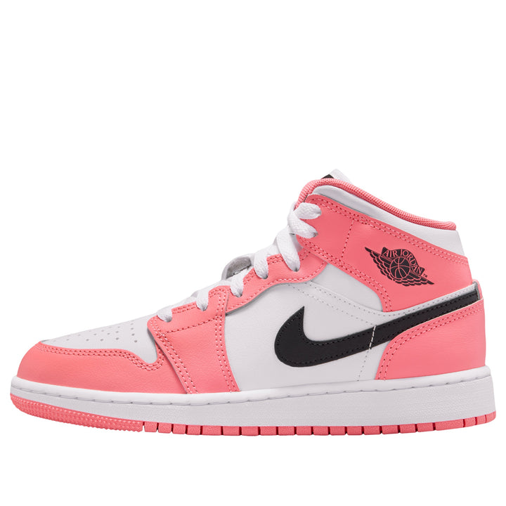 JORDAN 1 MID PINK GAZE (GS)