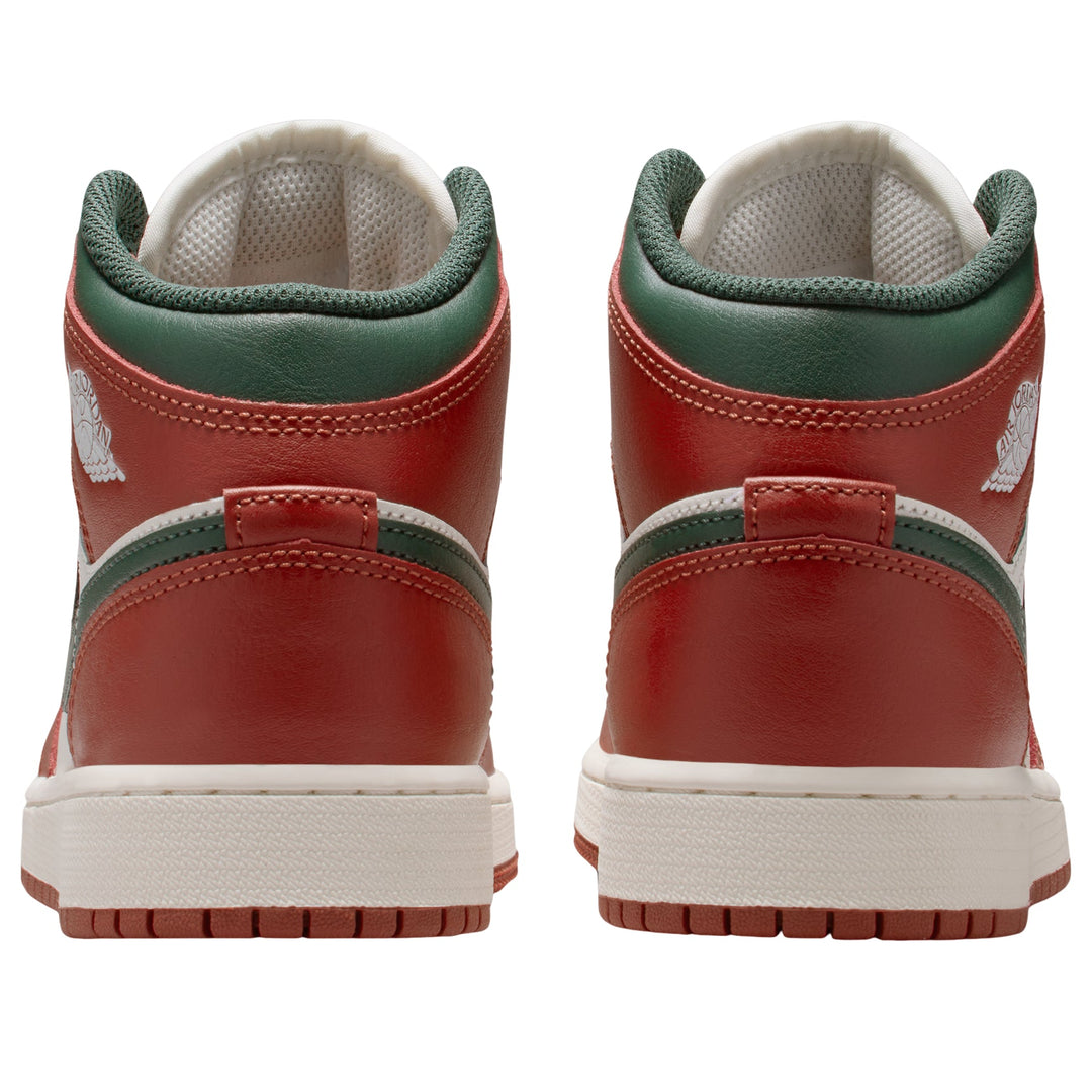 JORDAN 1 MID REDSTONE MIDNIGHT GREEN (GS)