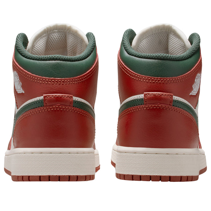 JORDAN 1 MID REDSTONE MIDNIGHT GREEN (GS)