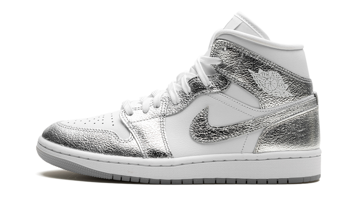 JORDAN 1 MID SE METALLIC SILVER (WOMEN&