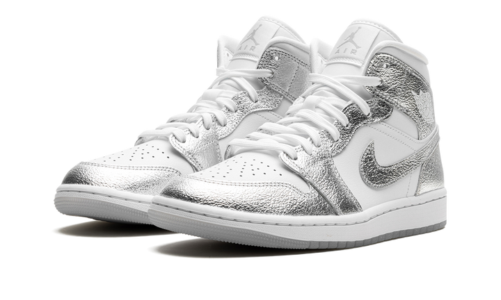 JORDAN 1 MID SE METALLIC SILVER (WOMEN&