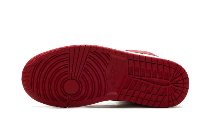 JORDAN 1 MID SE RED CRACKED LEATHER (WOMEN&