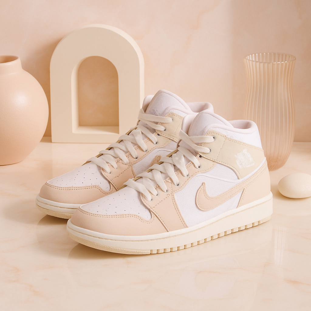 JORDAN 1 MID SE WHITE SEA GLASS GLACIER BLUE GUAVA ICE