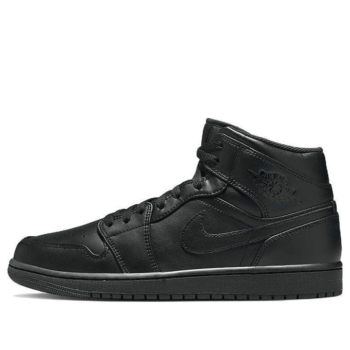 JORDAN 1 MID TRIPLE BLACK