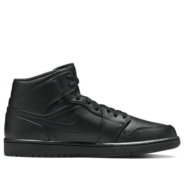JORDAN 1 MID TRIPLE BLACK