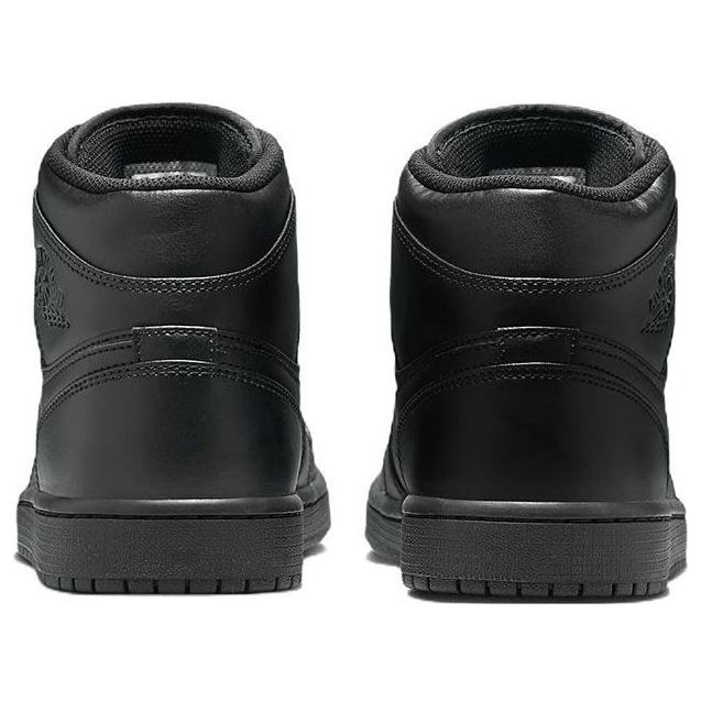 JORDAN 1 MID TRIPLE BLACK