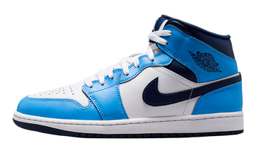 JORDAN 1 MID UNIVERSITY BLUE MIDNIGHT NAVY — Stock