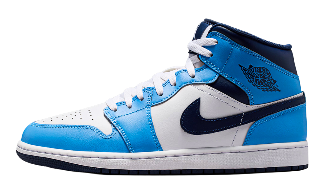 JORDAN 1 MID UNIVERSITY BLUE MIDNIGHT NAVY — Stock 